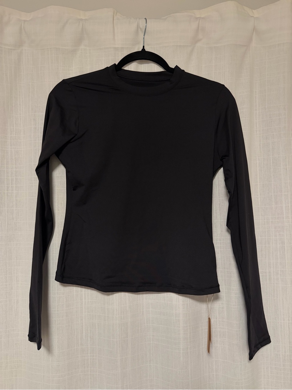 SKIMS Black Swim Long Sleeve Top